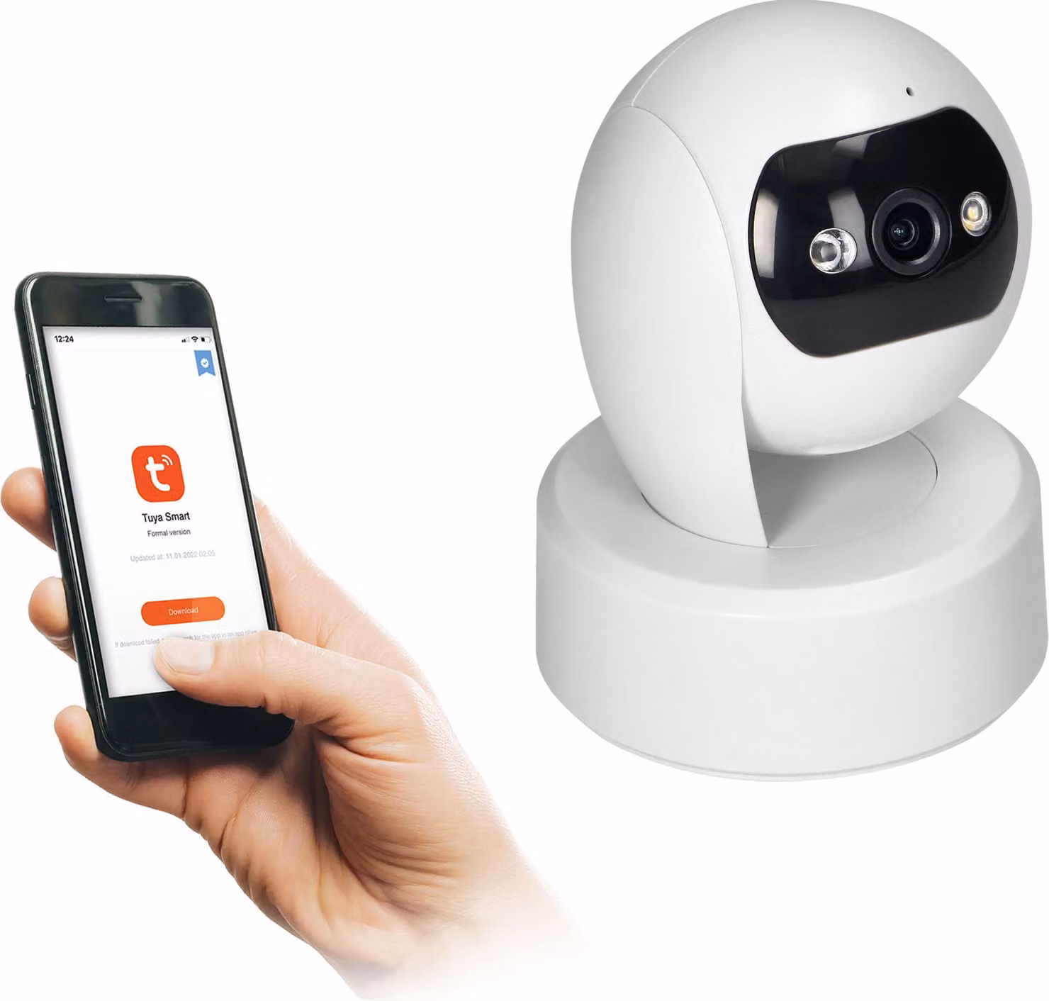 TUYA SMART Wi-Fi 4MP telecamera rotante per interni