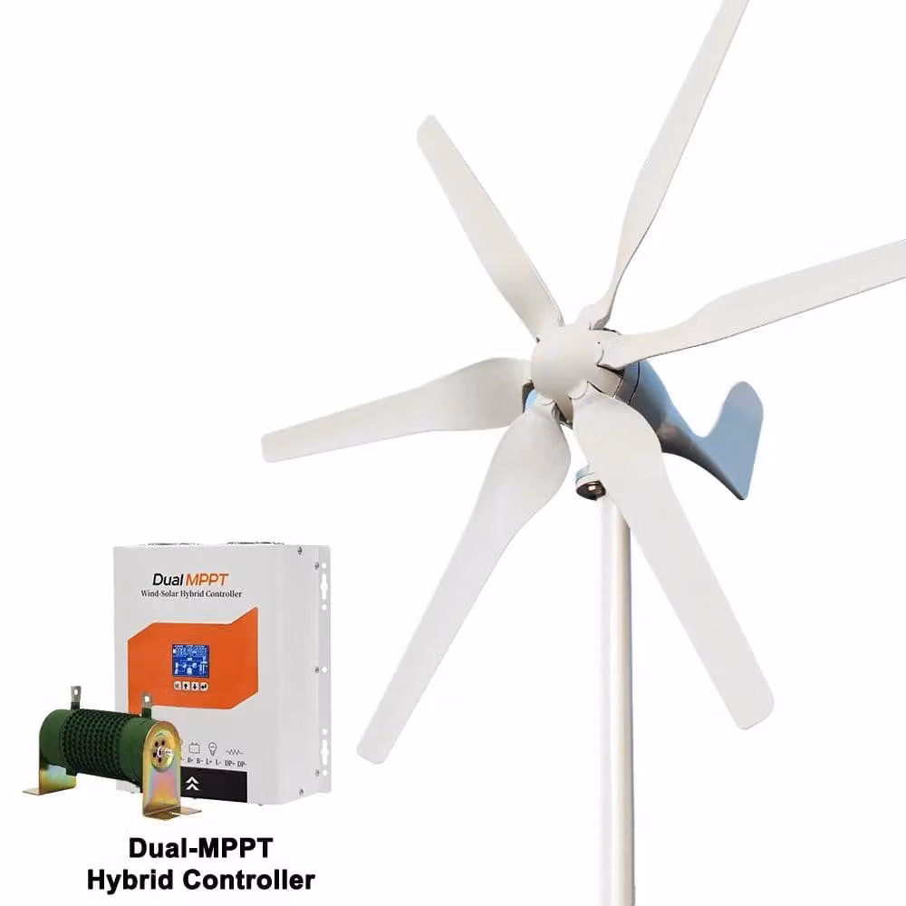 Turbina eolica ad alta efficienza, sistema autonomo, generatore di energia rinnovabile