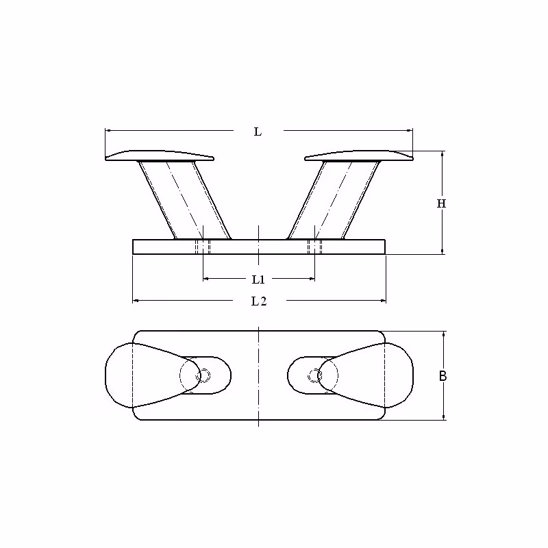Bitta a fungo Ebricowill in acciaio inox lucido argento 300 mm – 2