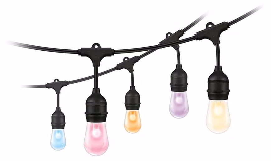 Catena luminosa RGB, per uso esterno, controllabile tramite smartphone