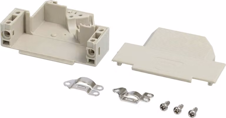 HARTING D-Sub Custodia in plastica senza schermatura adatta per D-Sub inserto 25 poli laterale - 1 pezzo