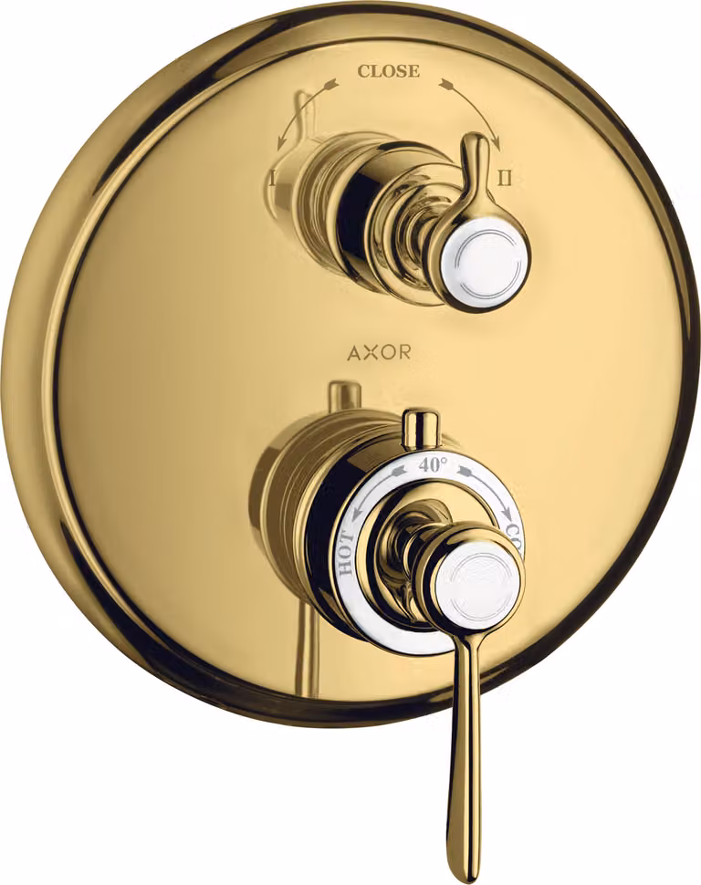 hansgrohe AXOR Montreux thermostat hansgrohe AXOR Montreux encastré, robinet d'arrêt et inverseur, béqu'ille, 2 consommateurs, 16821990, 16821990