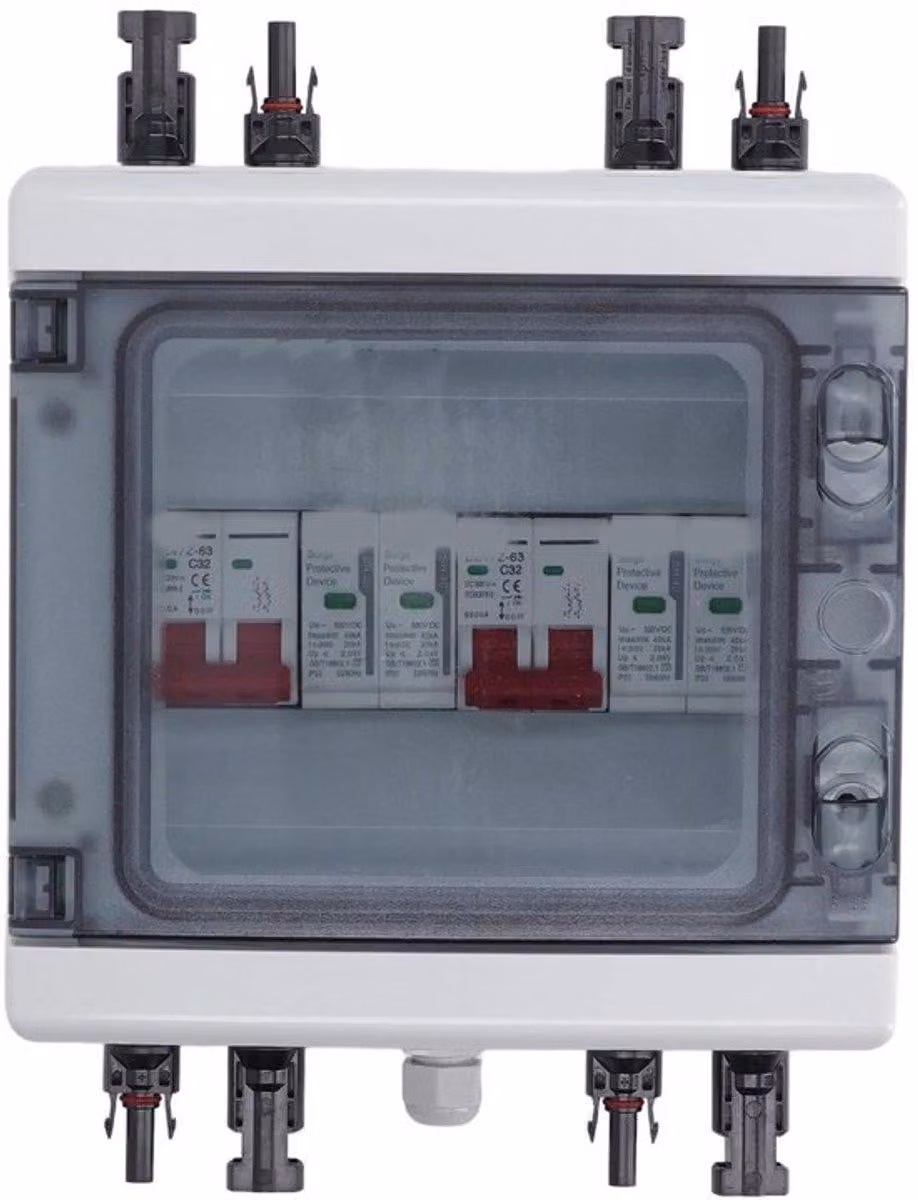 DC500V - Protezione da sovratensione - Impermeabile - 32A - Ideale per impianti solari - Interruttore con sezionatore
