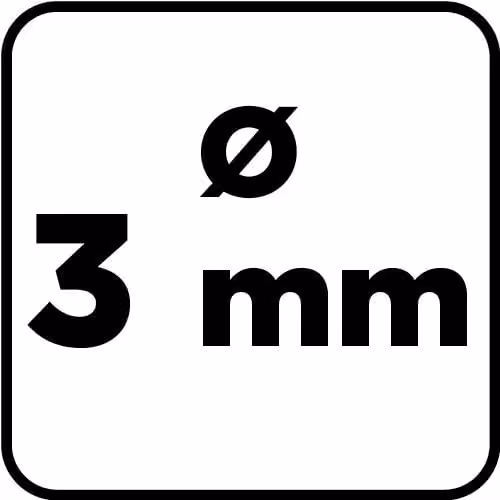 Trapano per calcestruzzo, diametro 3 x 60 mm