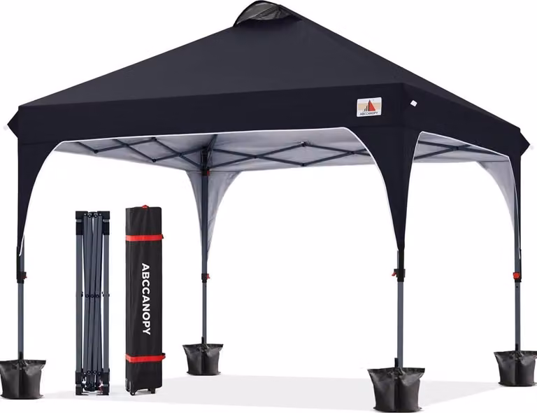 ABCCANOPY 3x3M Padiglione Pop-Up impermeabile con borsa di trasporto su ruote