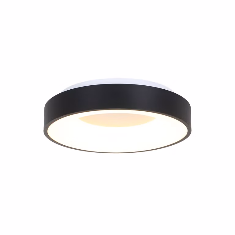 Plafoniera - nero - Ringlede -  plastica metallo - Ø 38cm - LED - 2562ZW - Steinhauer