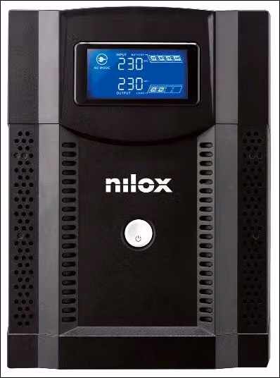 Nilox UPS Premium L.I. Sinewave 3000VA Nero con porte USB ed Ethernet/LAN NXGCLISW3K2X9V2