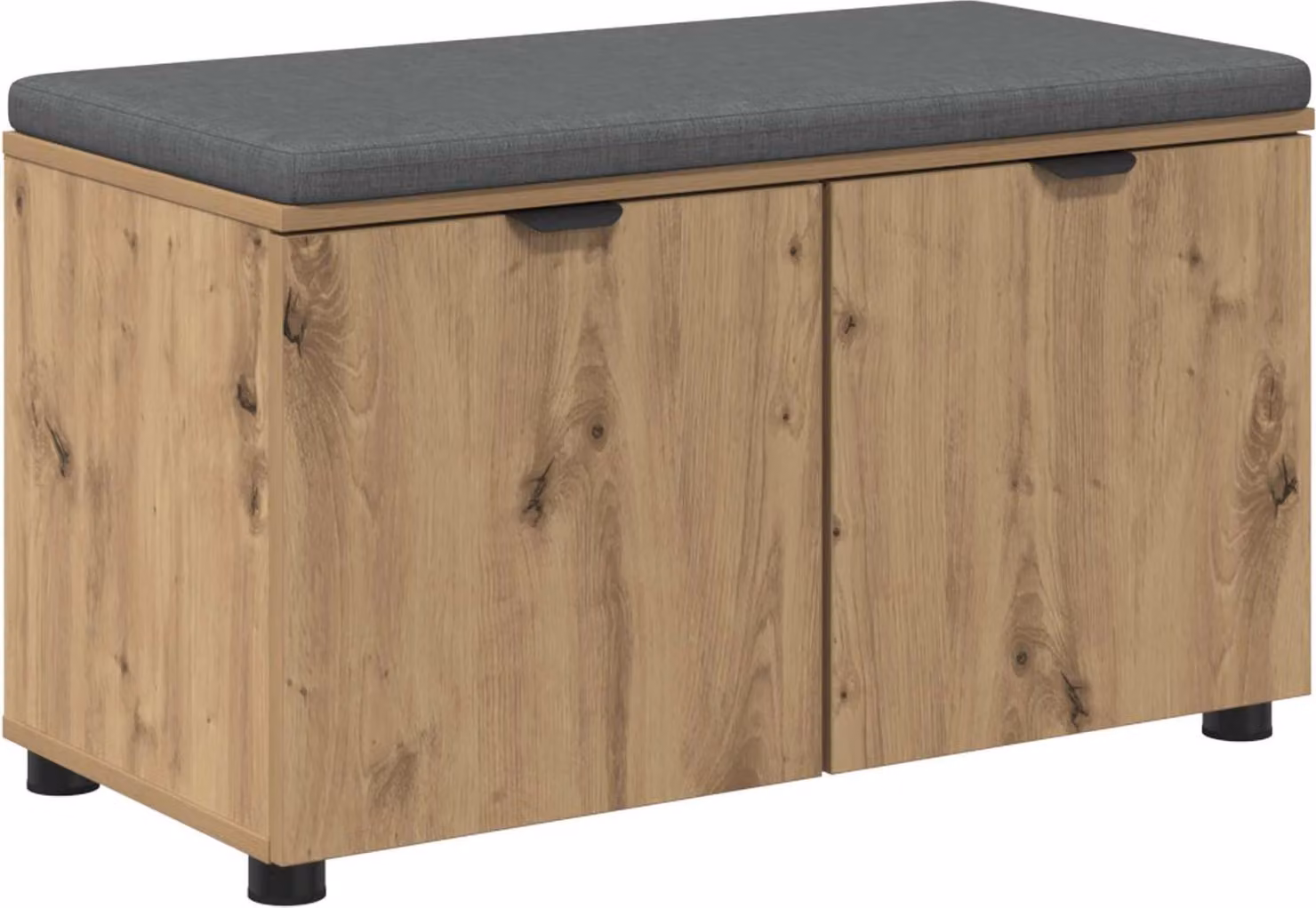 Panca per ingresso con porta Rovere Artigianale 80 x 38 x 46 cm