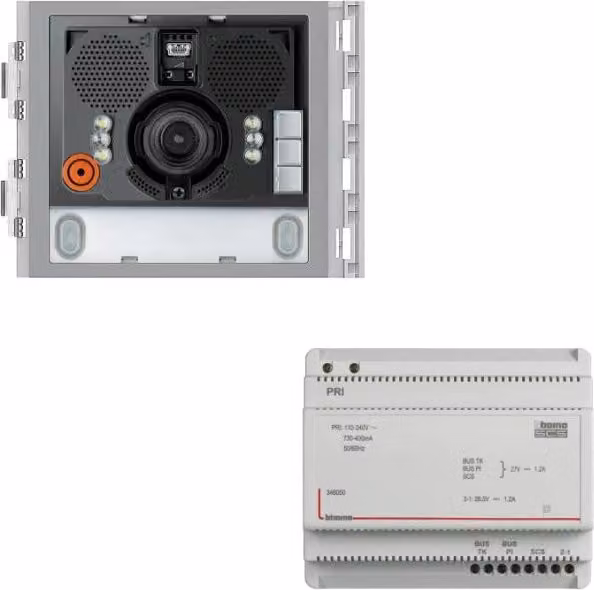 Kit base d'impianto video condominiale Bticino colore grigio
