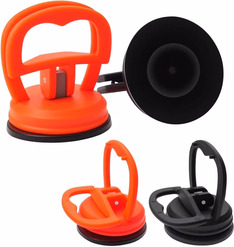 Kit di riparazione per ammaccature per auto, composto da 4 pezzi: estrattore per ammaccature con ventose, ideale per riparazioni rapide di ammaccature su auto, vetro e piastrelle