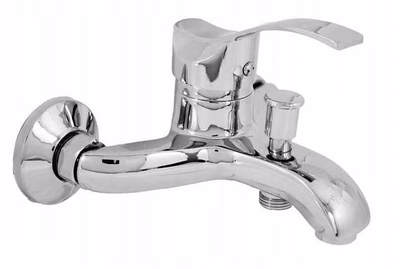 Miscelatore da bagno Miscelatore di design cromato Miscelatore da bagno a parete