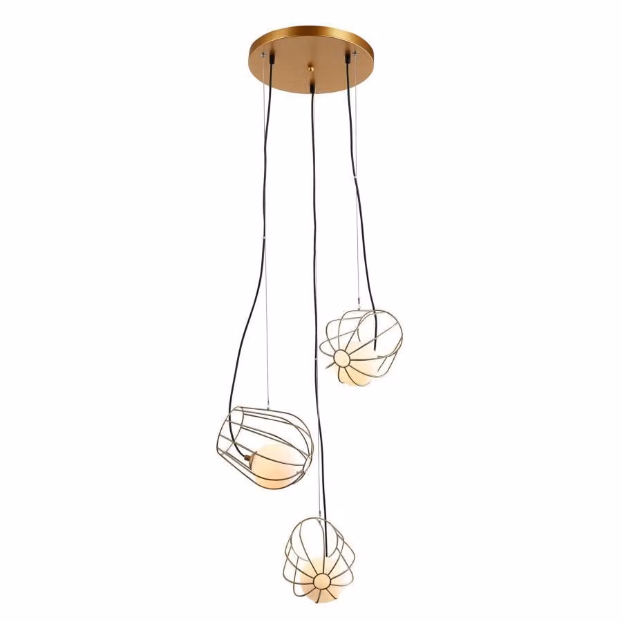 Italux Melisa lampadario moderno oro MDM-3942/3 GD
