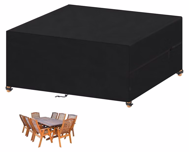 Copertura impermeabile per mobili da giardino, realizzata in tessuto Oxford 420D, dimensioni 200x140x90 cm