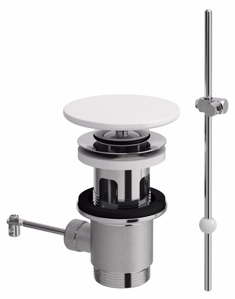 LAUFEN Vanne découlement, standard, avec levier de traction, recouvrement en céramique saphir, H8981910000001, H8981910000001
