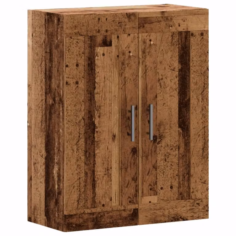 Mobile a Parete Legno Vecchio 69,5x34x90 cm in Truciolato