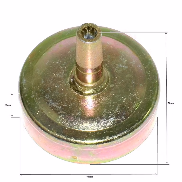 Tamburo frizione per decespugliatori 78X22X70X9T7