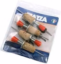 Beccucci versatori con chiusura plastica 4 pz Acciaio 0500004