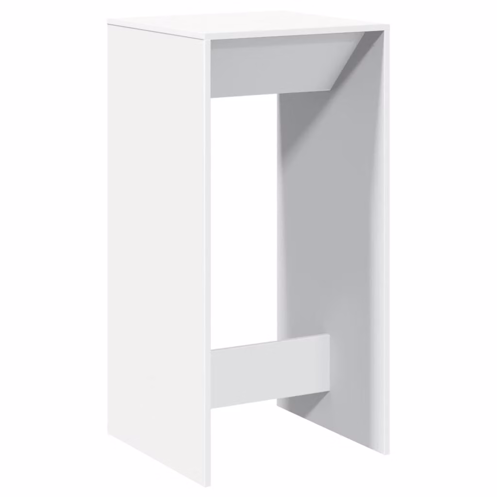 Tavolo da Bar Bianco 51x50x103,5 cm in Truciolato