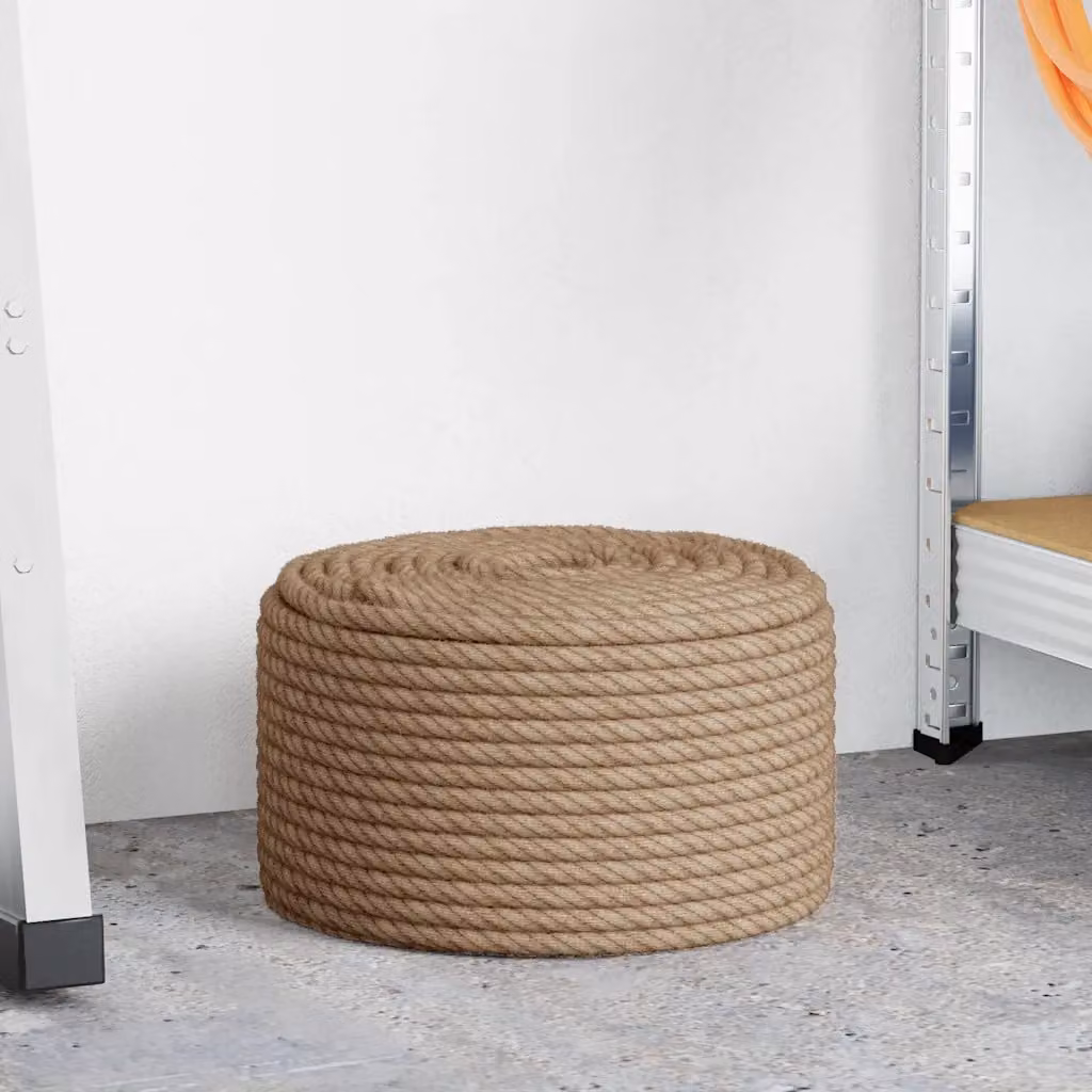 vidaXL Corda in Juta 100% Naturale Beige 10 mm 100 m