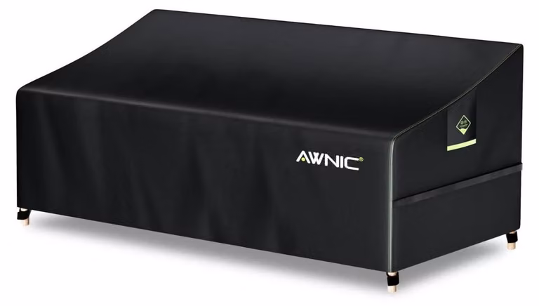Copertura per divano a 3 posti, impermeabile, per divani da salotto o da giardino, realizzata in poliestere 420D, dimensioni 220x85x61/71 cm