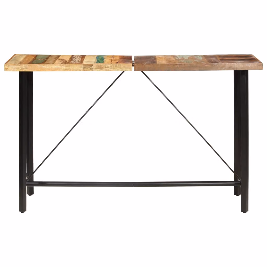 Tavolo da bar 180 x 70 x 107 cm Legno massiccio riciclato