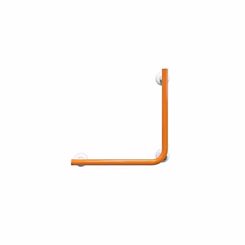 GOman - Maniglia BAGNI DISABILI E Anziani Verticale E Laterale CM.50X50 Color Arancio - LEO-5050/65