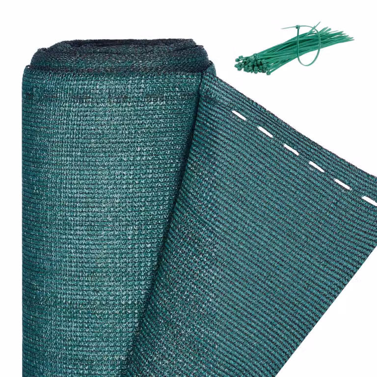 Frangivista - Rete frangivento - 1,5 x 10 m - Verde - HDPE - 85% di ombreggiatura