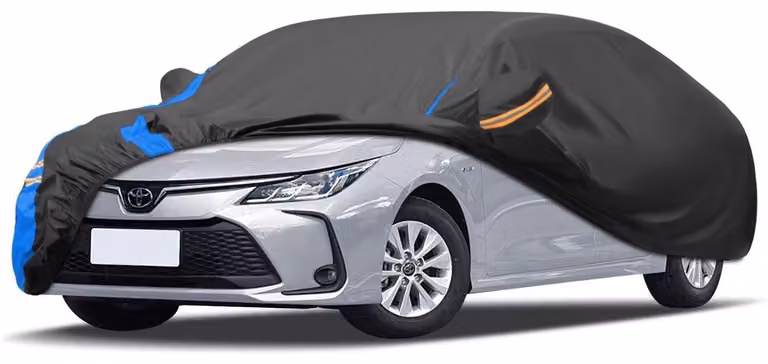 Copertura impermeabile per auto, adatta a berline di lunghezza 470-490 cm | Protezione per tutto l'anno | Include una custodia per il trasporto