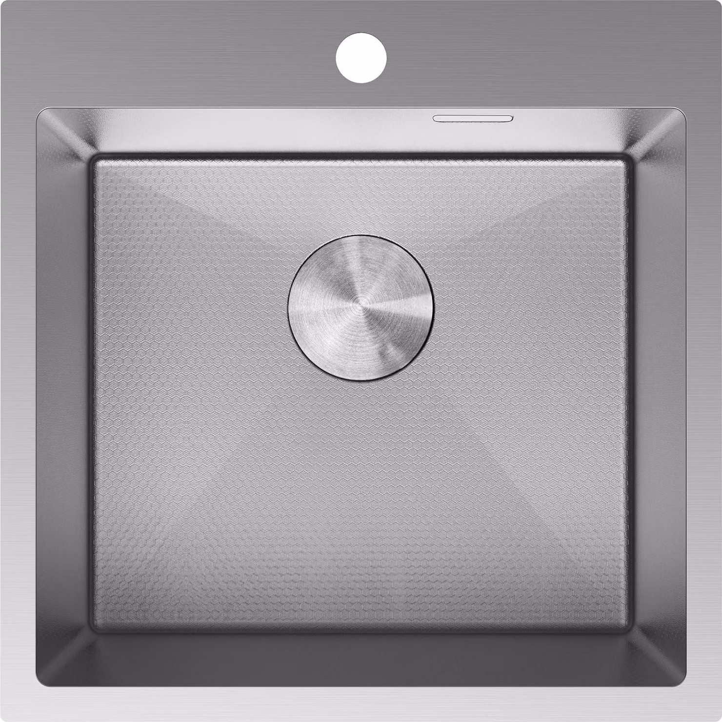Mexen Solix lavello in acciaio 1 vasca 500 x 500 mm, inox HC - 6407501000-01HC