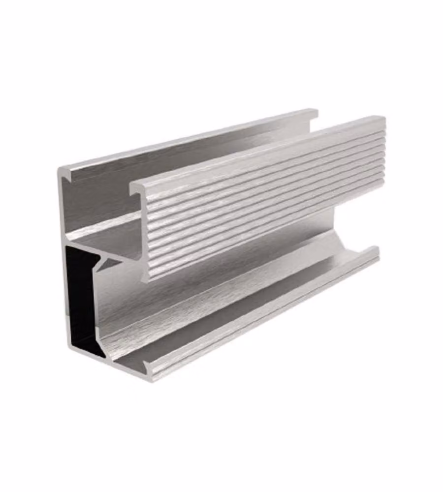 V-TAC Profili in Alluminio Argento per Moduli Fotovoltaici Lunghezza 2m 4pz