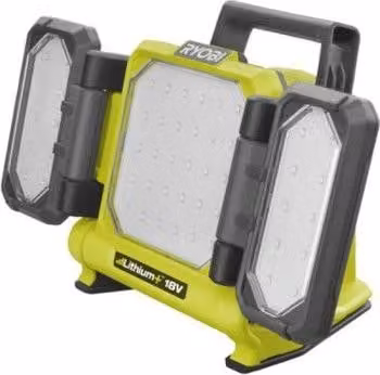 Lampada da lavoro a LED, Ryobi ONE+ RLP18-0, 18 V, 3000/1200/500 lumen, luce a 360°