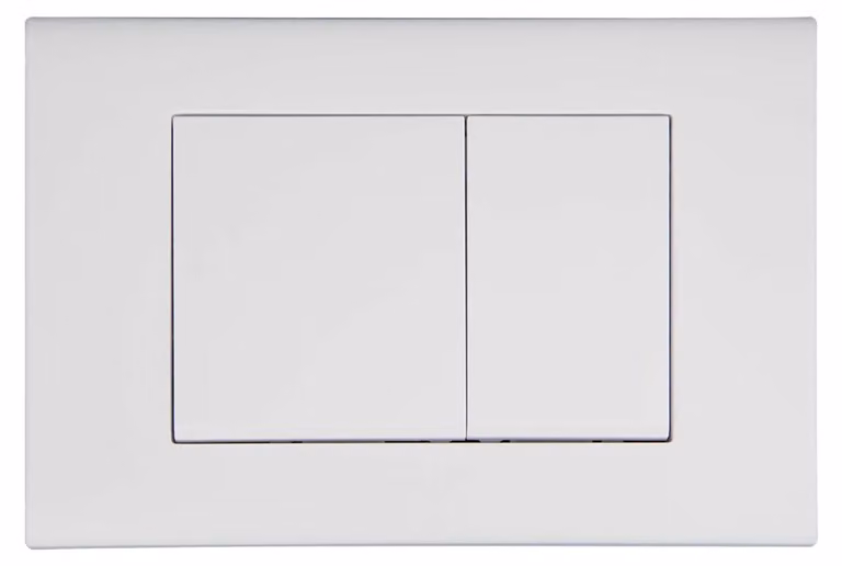 Pulsante a doppio scarico - Colore bianco opaco