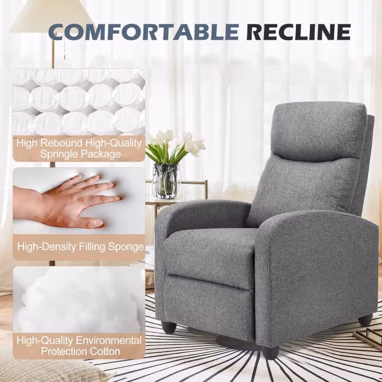 Poltrone relax - poltrone massaggianti - poltrone lounge - con funzione massaggio e schienale regolabile
