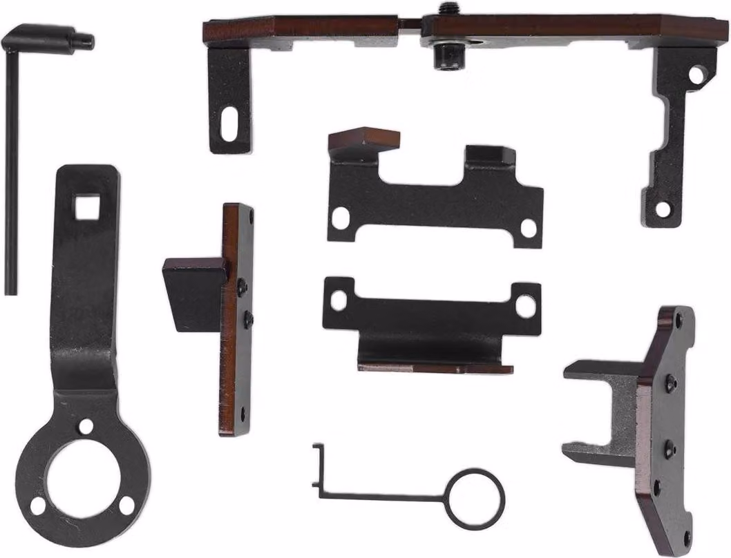 Set di utensili per la sostituzione della cinghia di distribuzione, compatibile con i modelli Citroën e Peugeot, costruzione robusta e duratura, 8 pezzi
