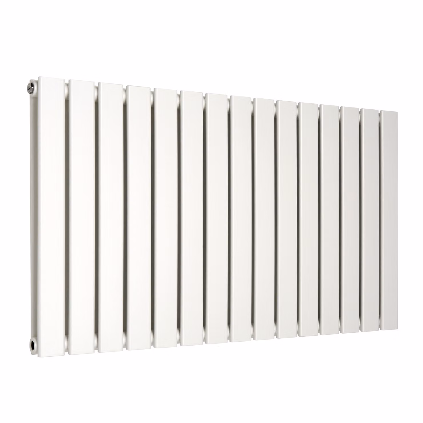 Radiatore a parete Hudson Reed in acciaio bianco L: 105 cm, H: 59,5 cm