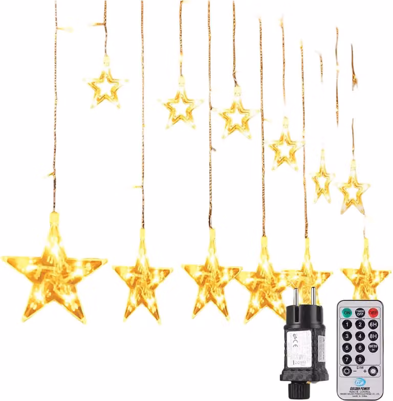Catena luminosa a LED Natale Ghirlanda natalizia 8 modalità 3,5 m