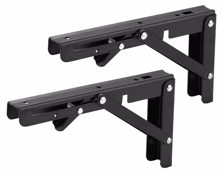 Solidchoice - Set di 2 supporti angolari pieghevoli, lunghezza 500 mm