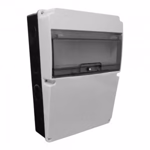 Scatola di distribuzione di energia IP66 Scatola di distribuzione a 11 moduli Scatola portafusibili a montaggio esterno TpE 0011