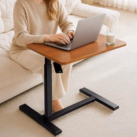 Azomor® Tavolo mobile regolabile in altezza per lavorare in modo flessibile da casa o in ufficio, 65-105 cm