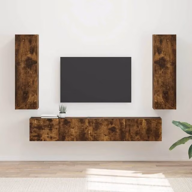 Set mobile TV 3 pz Rovere fumé 3408984