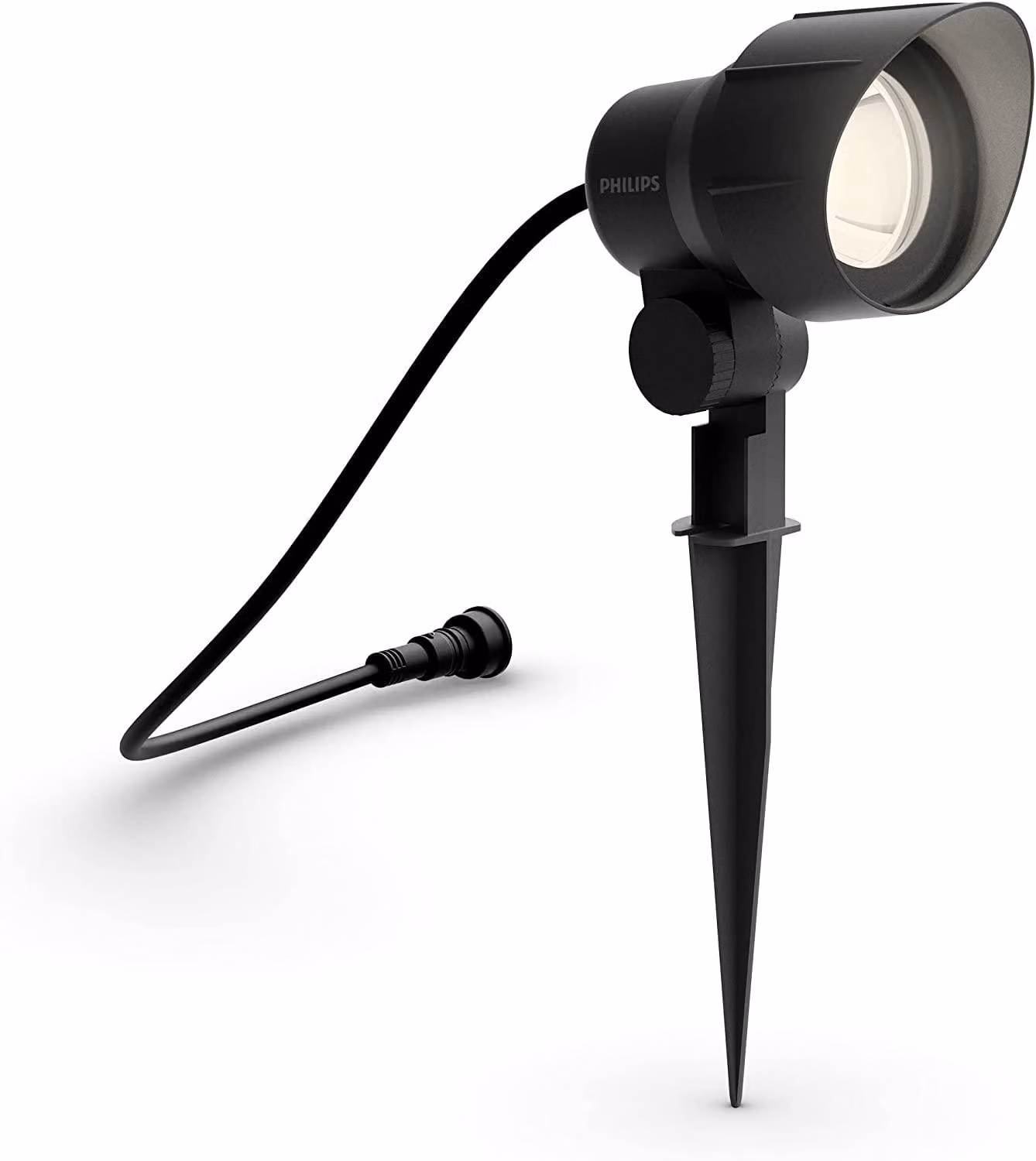 Faretto GardenLink bianco caldo 600 lm nero