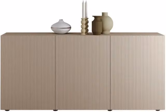 Buffet SCENA – L181 x H84 x P42 cm – 3 porte – Colore Cashmere