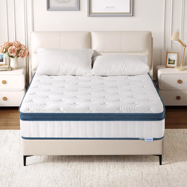 Materassi 140x200 cm, a 7 zone, altezza 30 cm, modello H3, materasso a molle insacchettate con Oeko-TEX, materasso a molle con strato di memory foam al gel