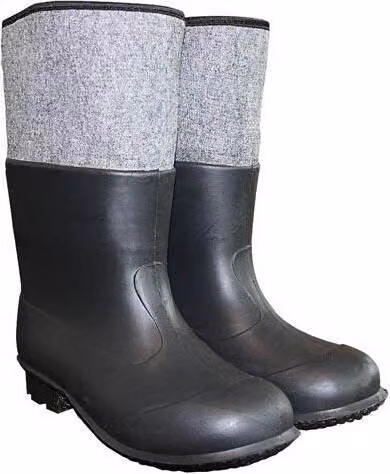 Stivali con suola calda in feltro-PVC.roz-11/45