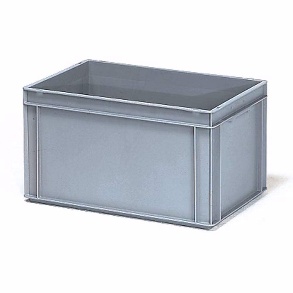 Contenitore da trasporto Fetra/1308 600 x 400 x 325 mm grigio 60 litri 3 kg