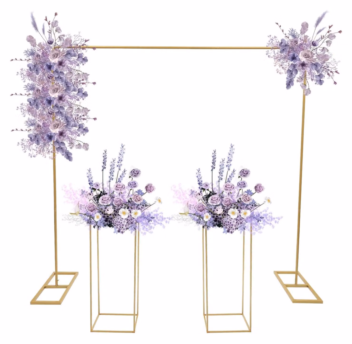 Supporto per sfondo fotografico con fiori, ideale per matrimoni
