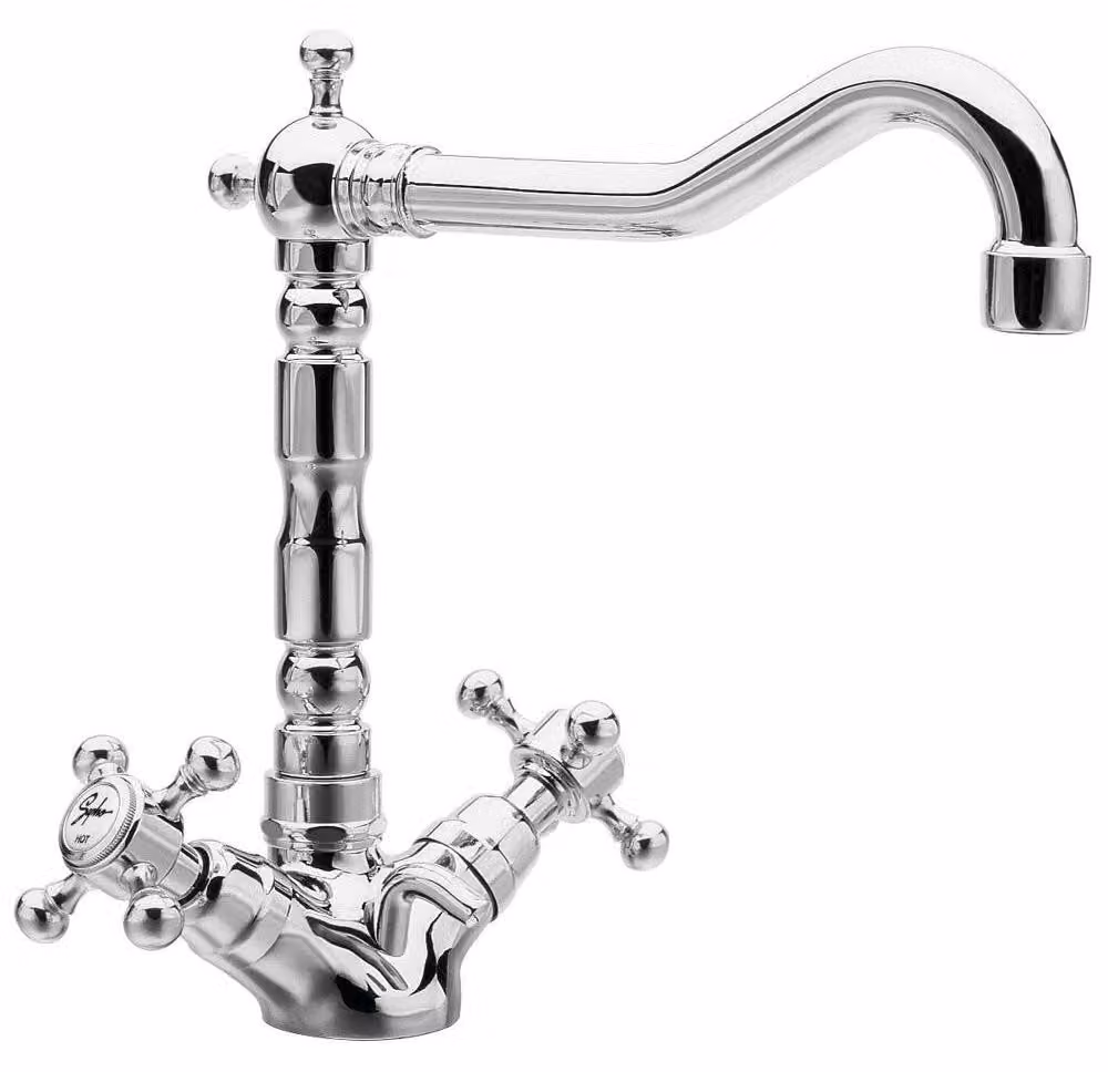 Sapho Reitano Rubinetteria Antea - Miscelatore per lavabo con bocca di erogazione, cromo 3371