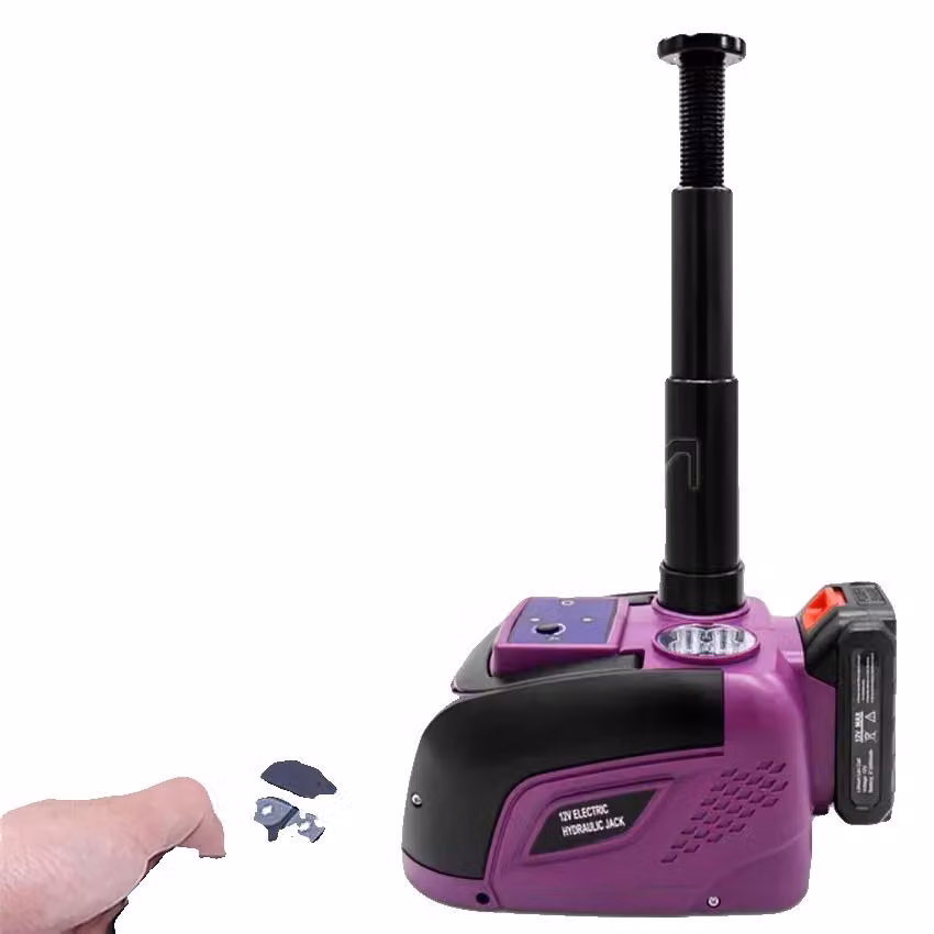 Sollevatore a forbice elettrico, potenza 150W, capacità di carico 5T, tensione 12V, altezza regolabile da 15,5 a 45 cm, potenza del cric 100W