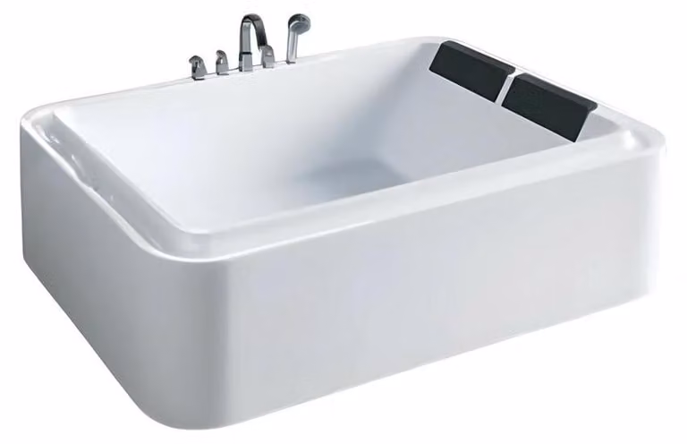 Massagewanne Hydromassagewanne Whirlpool Wellnesswanne Designwanne 180x110 cm