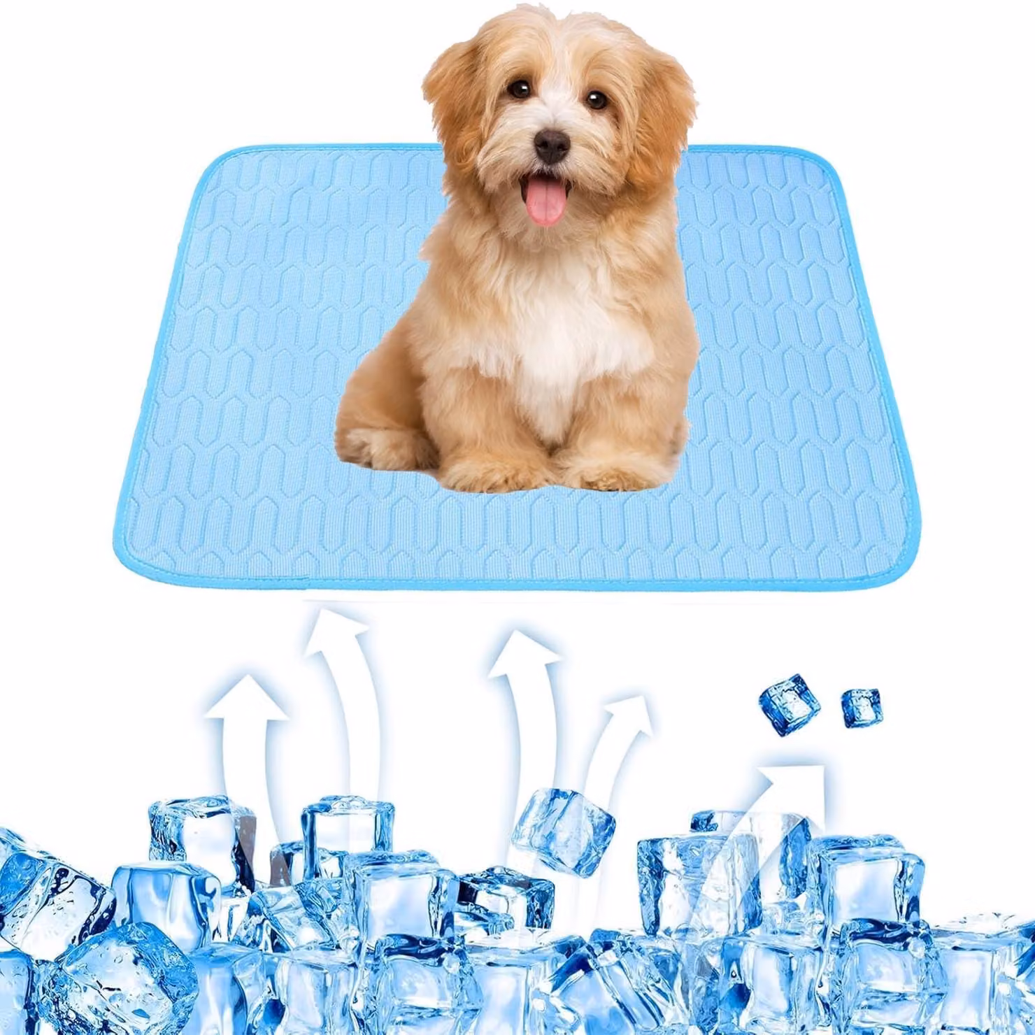 Tappetino refrigerante per cani e gatti, tappetino lavabile per interni ed esterni